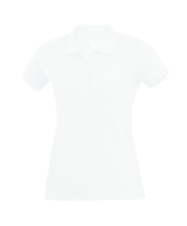 Da. Poloshirt KA My Polo 180 weiß