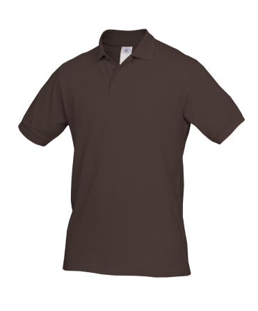 Hr. Poloshirt KA My Polo 180 roasted cof