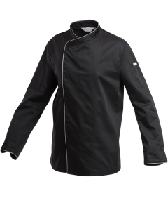 Hr. Kochjacke DIAGONAL LA schwarz
