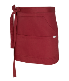 Vorbinder KURZ m. Tasche bordeaux